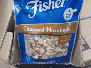 7 bags Fisher Chopped Hazel Nuts...