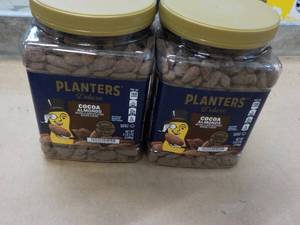 2 - 2 lb. 5 oz Planters Deluxe Cocoa Almonds