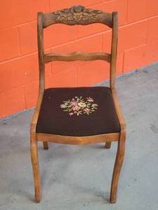 lot 42 image: Neadle Point Vintage Chair