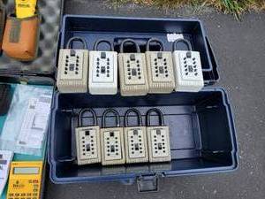 lot 130 image: Realtor Lock and Tool Package