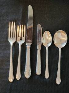 lot 5 image: Alvins Silver Chase Romantique Sterling Silver 1328 Grams