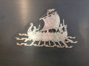 lot 148 image: Silver Inlay Swedish Serving Tray