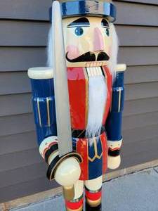 lot 60 image: Four Foot Tall Holiday Nutcracker