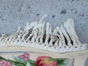 lot 151 image: Lush Floral Afghan Rug