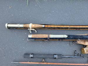 lot 67 image: Bamboo Fly fishing & Casting Rods