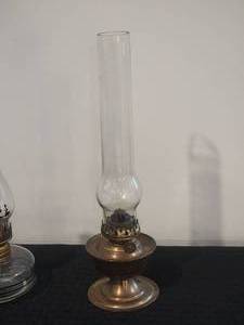 lot 98 image: Antique Oil Lamp Pair