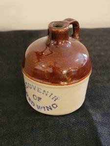 lot 100 image: Vintage Glazed Red Wing Ceramic Miniature Collection (3)