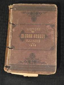 lot 105 image: History of Logan County Illinois 1886, 1878 - Late 19th Century
