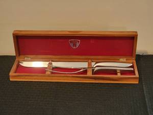 lot 187 image: Vintage Mid-Century Gerber Blades Carving Set