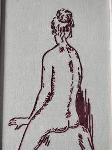 lot 177 image: Awesome 70s Fine Art Needlepoint by National Paragon - Nude
