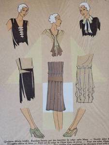 lot 14 image: Stunning Parisian Fashion Sampler - Les Idees Nouvelles de la Mode et des Arts - 1929