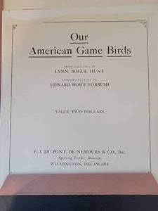 lot 208 image: Naturalist Fine Art Print Portfolio by Lynn Bogue Hunt - Our American Game Birds