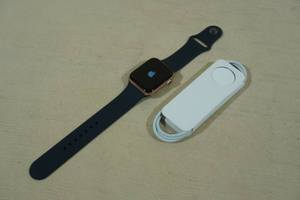 lot 4 image: Apple Watch Series 6 44mm Aluminum & Ceramic GPS Smart Watch