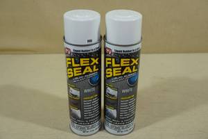 lot 117 image: 2 Flex Seal Liquid Rubber Spray -White