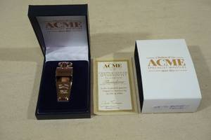 lot 122 image: ACME Specialist Whistle Thunderer with Certificate of Authenticity Rose Gold