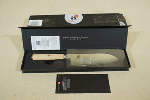 lot 123 image: Zwilling JA Henckels Miyabi Birchwood Santoku Knife, 7