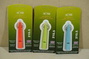 lot 139 image: 3 ACME Dog Whistles