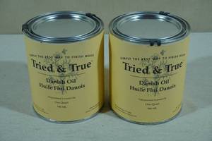 lot 155 image: 2 Quarts Tried & True Danish Oil Polymerized Linseed Oil