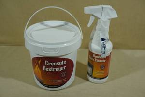 lot 158 image: Creosote and Glass Cleaner for Woodstoves and Fireplaces