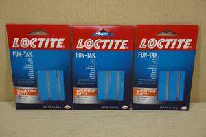 lot 161 image: 3 Loctite Fun-Tak Mounting Putty
