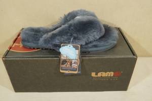 lot 184 image: Lamo Amelia Slipper Sandals -Medium 6.5-7, Charcoal