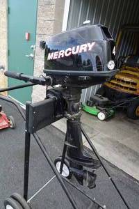 lot 1F image: 2006 Mercury 4HP Four Stroke Outboard Boat Motor