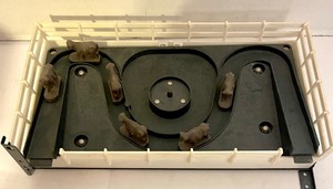 lot 12 image: Lionel C and NW Operating Cattle Car and Stockyard