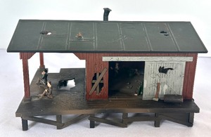 lot 36 image: Lionel Smoking Hobo Shack