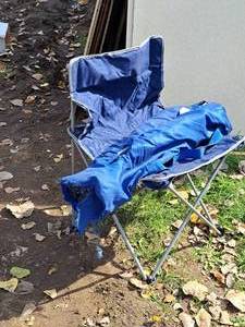 lot 865 image: Lot of (2) Folding Camp Chairs