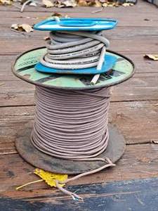 lot 922 image: Lot of (2 Partial Spools) Wire