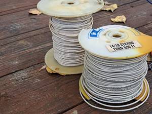 lot 923 image: Lot of (2 Partial Spools) Wire