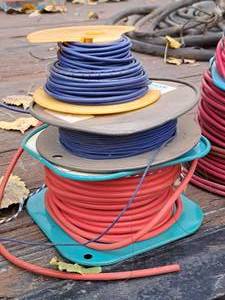 lot 924 image: Lot of (3 Partial Spools) Wire