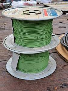 lot 934 image: Lot of (2 Partial Spools) American  22-AWG Wire