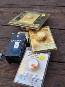 lot 953 image: Lot of (4) Assorted Dimmer Switches (in original packaging) - Designer Dimmer, Rotary Dimmer, Designer Slide Control
