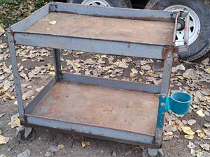 lot 991 image: Metal Utility Cart