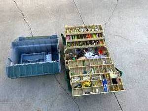 lot 73 image: Tackle Boxes & Contents