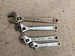 lot 198 image: Adjustable Wrenches