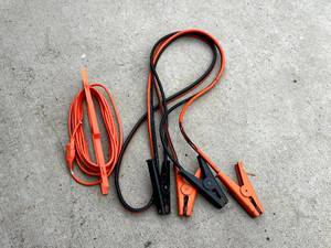 lot 225 image: Booster Cables & Extension Cord
