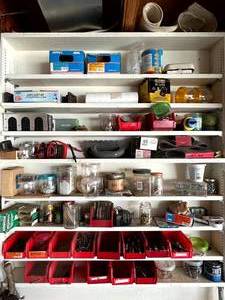 lot 239 image: Everything on Shelving Unit