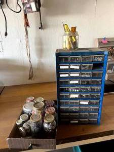lot 262 image: Garage Organizers & Contents