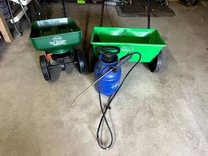 lot 289 image: Lawn Spreaders & Sprayer