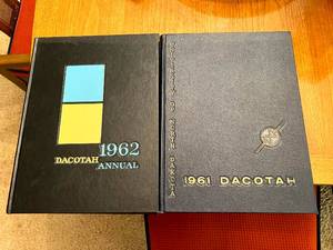 lot 357 image: University of North Dakota UND Yearbooks 1961 & 1962