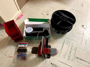 lot 417 image: Electrical Terminal Assortment, Furniture Movers & Garage Items