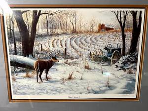 lot 396 image: Winter Retreat III by Jim Hansel 660800