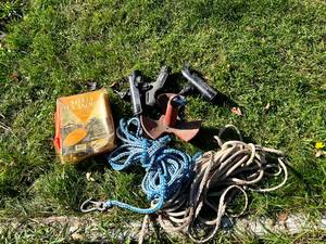 lot 428 image: Boat Anchors, Rope & Scotty Fishing Rod Holders