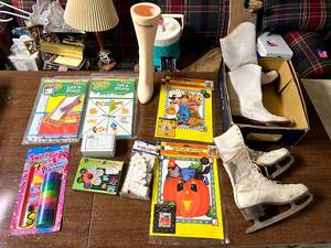 lot 446 image: Ice Skates, Craft Supplies