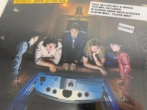 lot 8 image: Wings Back to The Egg Vinyl Record
