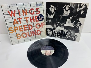 lot 7 image: Wings AT THE SPEED OF SOUND Vinyl Record