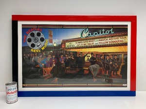lot 33 image: The Beatles REEL MUSIC Capitol Records Music Poster