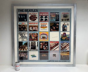 lot 36 image: HUGE Complete Your Collection THE BEATLES Capitol Records Promo Poster
